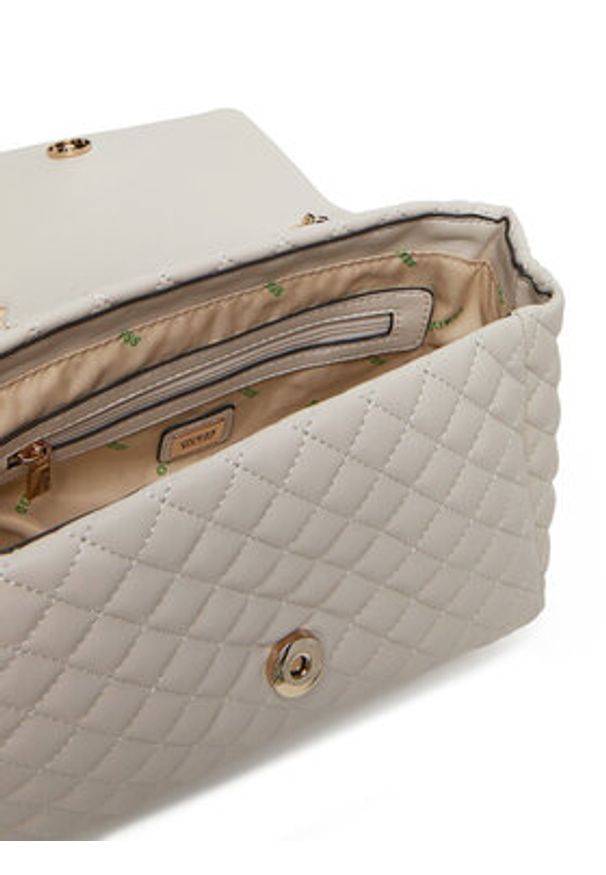 Guess Torebka HWEQG9 54121 Écru. Kolor: kremowy. Materiał: skórzane