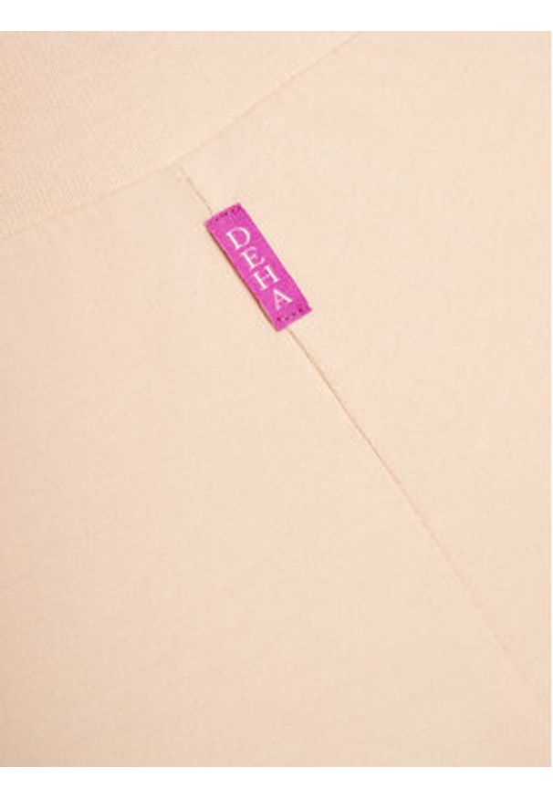 Deha Spodnie dresowe A00338 Różowy Regular Fit. Kolor: różowy. Materiał: bawełna