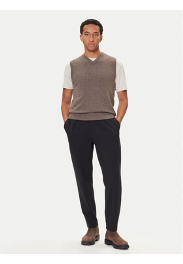 United Colors of Benetton - United Colors Of Benetton Sweter 1002U400L Szary Regular Fit. Kolor: szary. Materiał: wełna