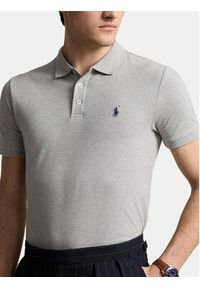 Polo Ralph Lauren Polo 710941439004 Szary Regular Fit. Typ kołnierza: polo. Kolor: szary. Materiał: bawełna