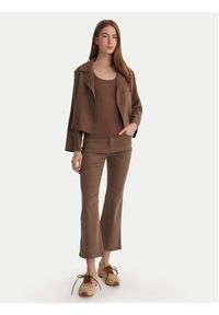 Marella Jeansy Ronco 2613131055 Brązowy Slim Fit. Kolor: brązowy #5