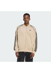 Adidas - adidas Bluza adicolor SST Classic KC8524 Beżowy Loose Fit. Kolor: beżowy. Materiał: bawełna #1
