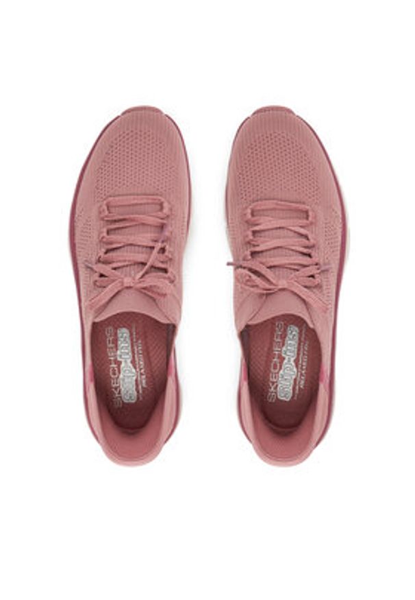 skechers - Skechers Sneakersy D'Lux Walker 2.0-Thrill Movement 150105/DKMV Szary. Kolor: szary. Materiał: materiał