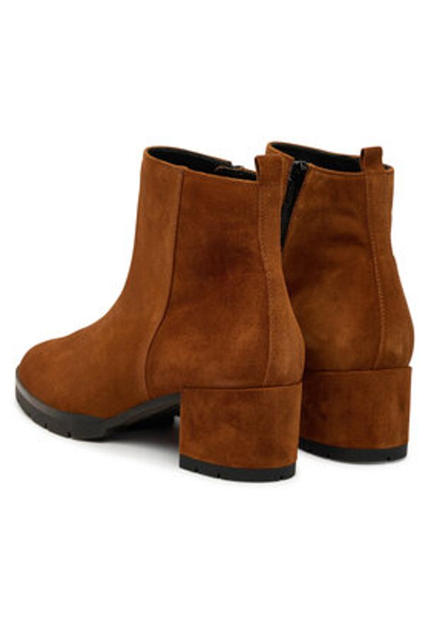 HÖGL Botki 0-184852-24000 Brązowy. Kolor: brązowy. Materiał: skóra, welur