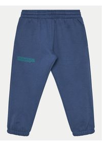 Pangaia Spodnie dresowe Kids Planet Niebieski Regular Fit. Kolor: niebieski. Materiał: bawełna