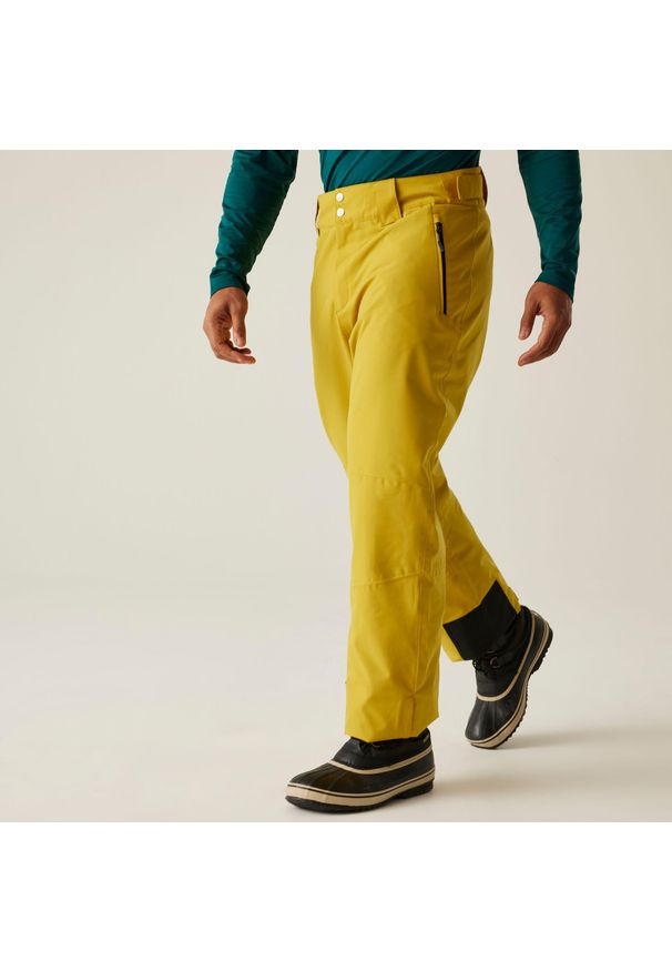 DARE 2B - Achieve II Męskie spodnie narciarskie. Kolor: żółty. Sezon: zima. Sport: narciarstwo