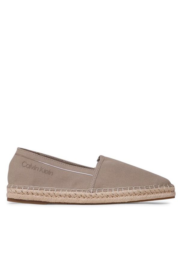 Espadryle Calvin Klein. Kolor: beżowy