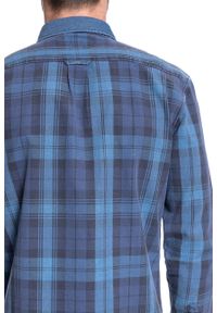 Wrangler - KOSZULA MĘSKA WRANGLER LS 1PKT BUTTON DOWN DARK BLUE TEAL W5A3NTB16 112130032. Typ kołnierza: button down #7