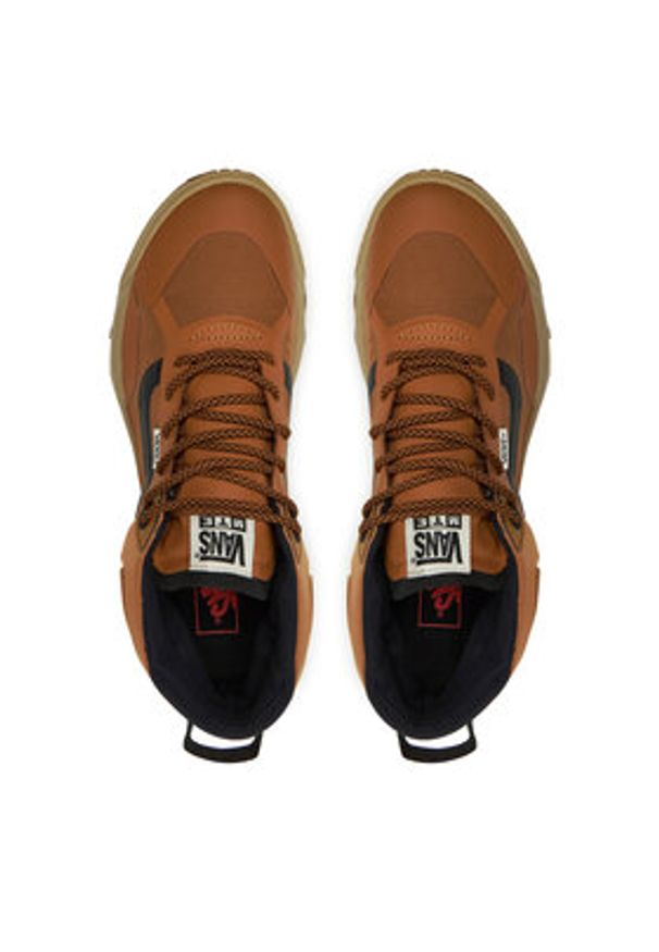 Vans Sneakersy MTE Crosspath Mid VN000CVVN1Z1 Brązowy. Kolor: brązowy. Materiał: materiał