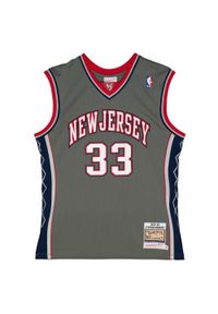 Mitchell & Ness - Koszulka Nba New Jersey Nets Stephon Marbury. Kolor: szary. Materiał: jersey. Sport: koszykówka #1