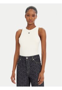Hugo - HUGO Body Dasiel 50545196 Écru Slim Fit. Kolor: kremowy. Materiał: syntetyk #1