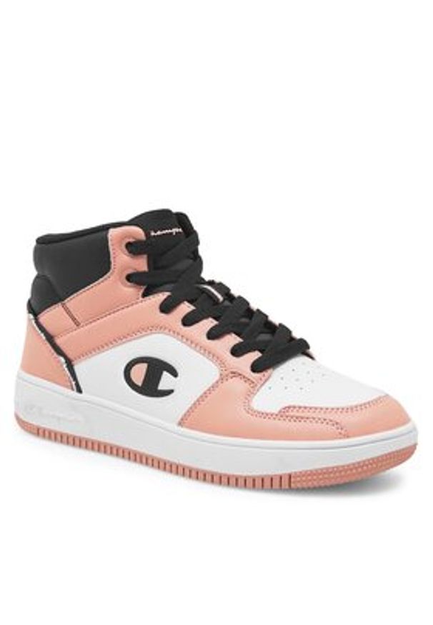 Champion Sneakersy Rebound 2.0 Mid Cut S S11471-PS013 Różowy. Kolor: różowy. Materiał: skóra