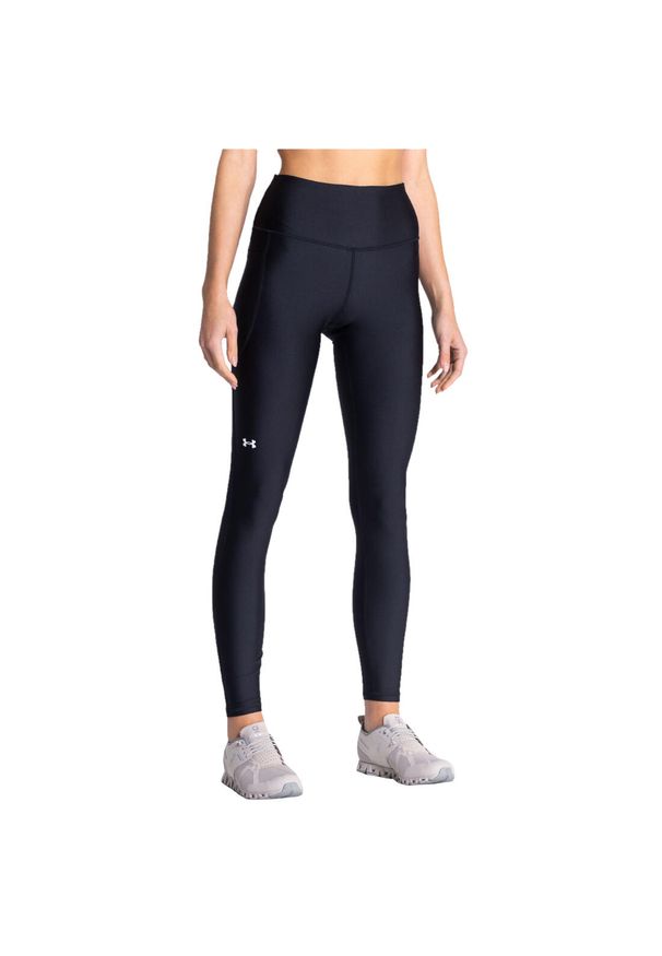 Spodnie treningowe damskie Under Armour Heatgear Noslip. Kolor: czarny, biały, wielokolorowy. Sport: bieganie