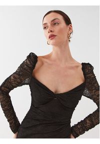 Pinko Sukienka koktajlowa 101666 7585 Czarny Slim Fit. Kolor: czarny. Materiał: syntetyk. Styl: wizytowy #4