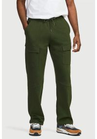 Cellbes - Spodnie dresowe. Kolor: zielony. Materiał: dresówka
