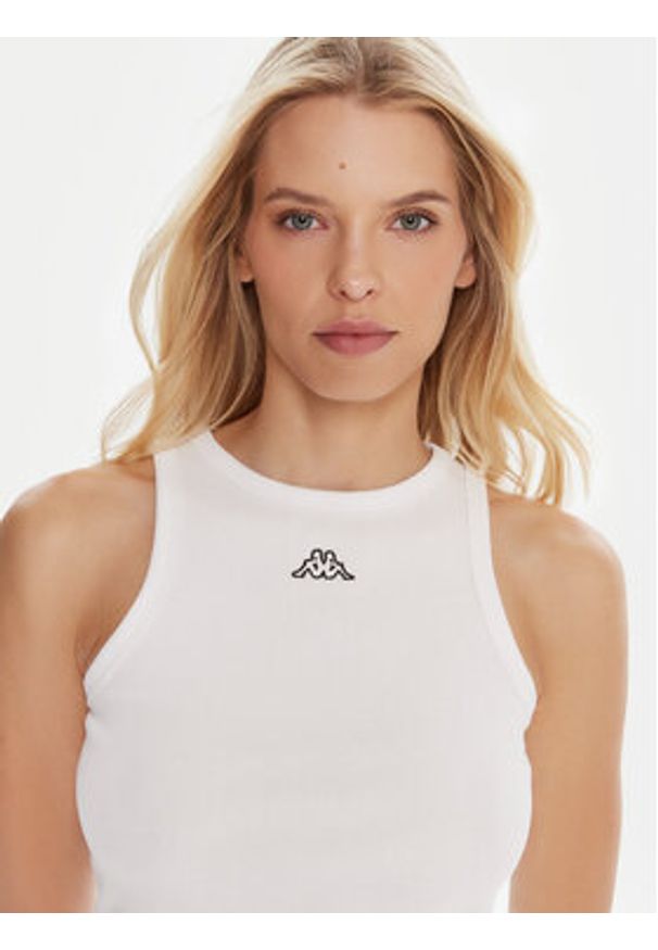 Kappa Komplet topów Logo Benny 322565W Biały Regular Fit. Kolor: biały. Materiał: bawełna