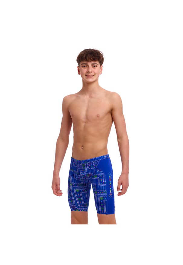 Spodenki FUNKY TRUNKS Much Munchies - jammery chłopięce. Kolor: niebieski