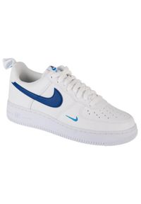 Nike - Buty sportowe Sneakersy męskie, Air Force 1 07. Zapięcie: sznurówki. Kolor: biały. Materiał: tkanina, skóra, guma. Szerokość cholewki: normalna. Model: Nike Air Force. Sport: turystyka piesza