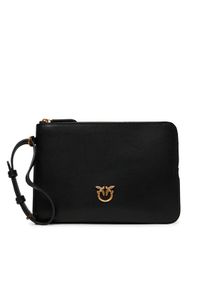 Pinko - PINKO Torebka Wristlet PE 25 PCPL 104353 A0F1 Czarny. Kolor: czarny. Materiał: skórzane