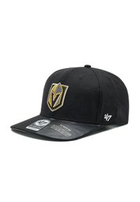 47 Brand Czapka z daszkiem Zone Vegas Golden Knights CLZOE31WBP Czarny. Kolor: czarny. Materiał: materiał