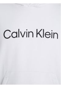 Calvin Klein Bluza Hero K10K111345 Biały Regular Fit. Kolor: biały. Materiał: bawełna #3
