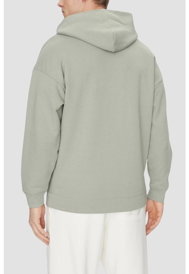 Guess - GUESS Zielona bluza męska Dalim Over z kapturem, Rozmiar XXL. Typ kołnierza: kaptur. Kolor: zielony