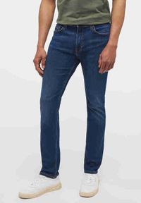 Mustang - MĘSKIE SPODNIE JEANSOWE MUSTANG VEGAS SLIM DENIM BLUE 1014246 5000 802