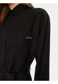 Calvin Klein Jeans Sukienka koszulowa J20J224819 Czarny Regular Fit. Kolor: czarny. Materiał: lyocell. Typ sukienki: koszulowe #3