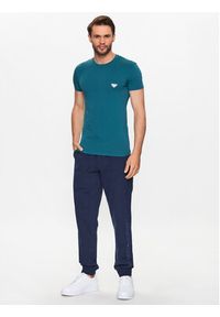Emporio Armani Underwear T-Shirt 111035 3R512 16885 Niebieski Regular Fit. Kolor: niebieski. Materiał: bawełna #4