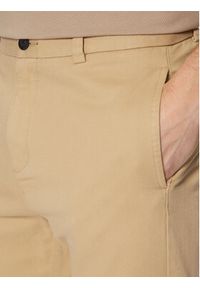 Hugo - HUGO Chinosy 50533851 Beżowy Slim Fit. Kolor: beżowy. Materiał: bawełna #3