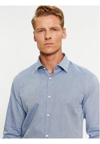 Hugo Koszula 50494500 Niebieski Slim Fit. Kolor: niebieski. Materiał: bawełna #3