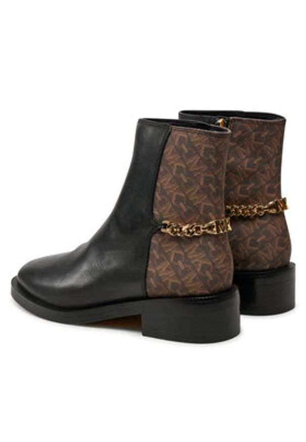 MICHAEL Michael Kors Botki 40F4CLME8L Czarny. Kolor: czarny. Materiał: skóra