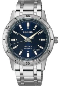 Zegarek Seiko Zegarek męski Seiko SRPL07J1 srebrny. Kolor: srebrny #1