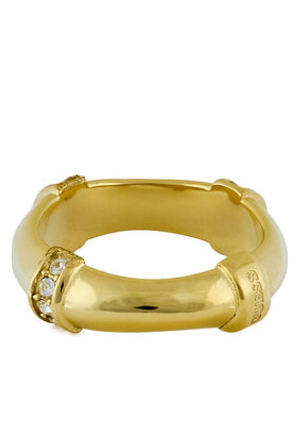 Guess Pierścionek JUBR051 65JW Złoty. Materiał: metalowe. Kolor: złoty