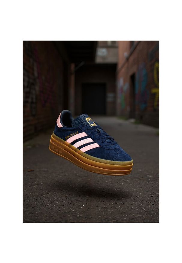 Adidas - Sneakersy adidas. Kolor: niebieski. Model: Adidas Gazelle