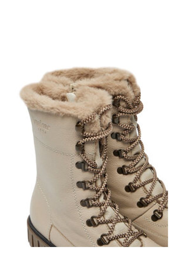 Rieker Trzewiki Y3405-60 Beżowy. Kolor: beżowy. Materiał: skóra