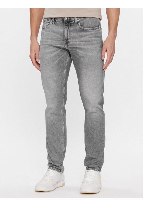 Calvin Klein Jeans Jeansy J30J324191 Szary Slim Fit. Kolor: szary