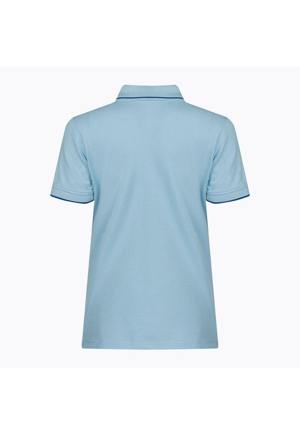 Koszulka polo damska Napapijri E-Nina blue clear M. Typ kołnierza: polo. Kolor: niebieski