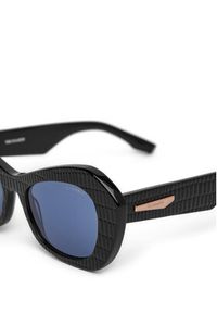 Trussardi Jeans - Trussardi Okulary przeciwsłoneczne TSW9055 Czarny. Kolor: czarny