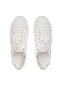 Calvin Klein Sneakersy Low Top Lace Up Archive Stripe HM0HM01292 Biały. Kolor: biały