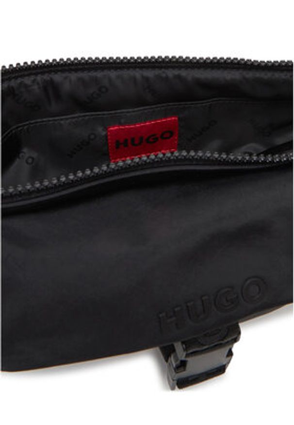 Hugo - HUGO Saszetka nerka Marsel 50547284 Czarny. Kolor: czarny. Materiał: materiał