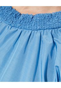 Kenzo - KENZO - Niebieski top na ramiączkach. Kolor: niebieski. Materiał: len, materiał. Długość rękawa: na ramiączkach. Sezon: lato #4