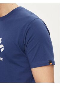 Ellesse T-Shirt Club SHV20259 Granatowy Regular Fit. Kolor: niebieski. Materiał: bawełna