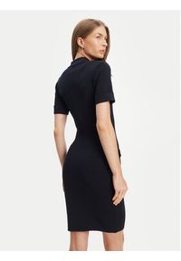 Guess Sukienka dzianinowa W5YK29 Z0130 Granatowy Slim Fit. Kolor: niebieski. Materiał: syntetyk #4