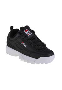 Buty sportowe Sneakersy dziewczęce, Fila Disruptor Teens. Kolor: czarny. Sport: turystyka piesza #1