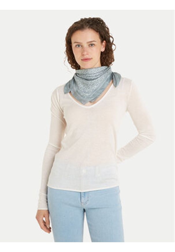 Calvin Klein Chusta Silk K60K611413 Szary. Kolor: szary. Materiał: materiał