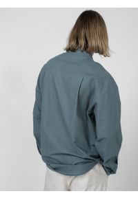 outhorn - Spodnie tkaninowe cargo męskie - beżowe. Kolor: beżowy. Materiał: tkanina #9