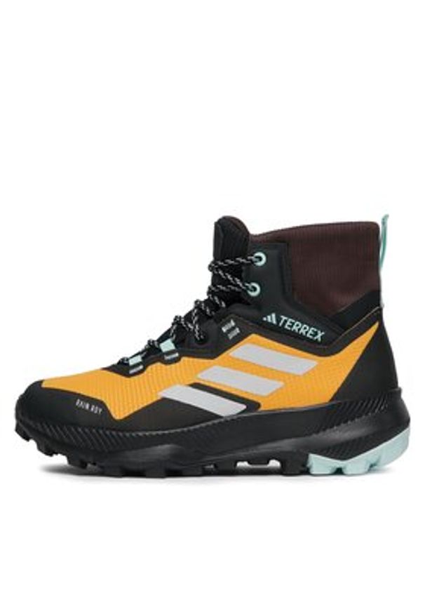 Adidas - adidas Trekkingi Terrex Wmn Mid RAIN.RDY Hiking Shoes IF4930 Żółty. Kolor: żółty. Materiał: materiał