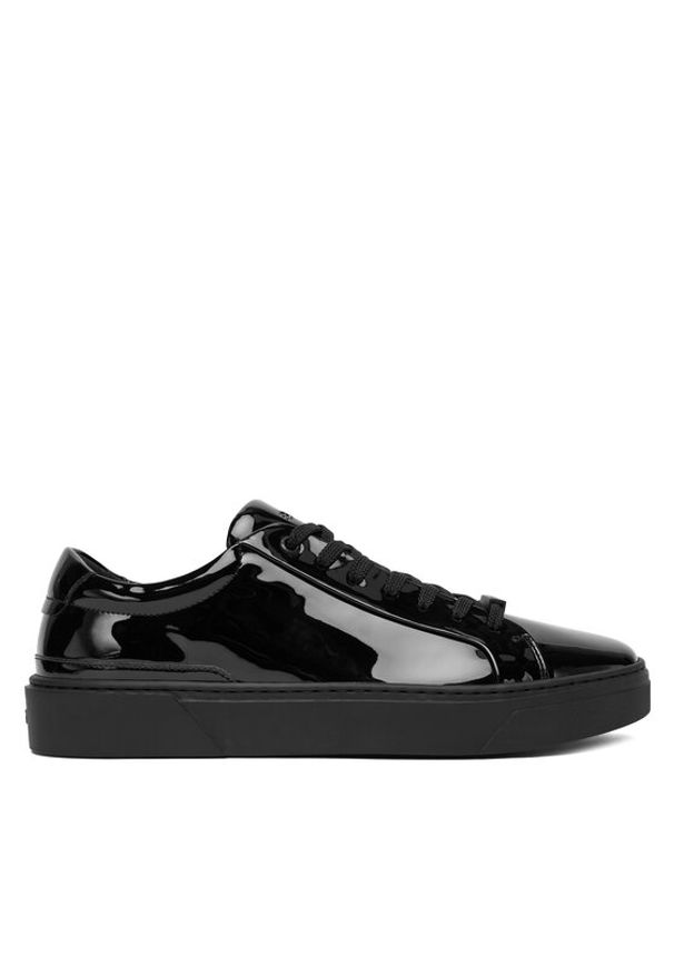 BOSS Sneakersy Gary 50553305 Czarny. Kolor: czarny. Materiał: skóra