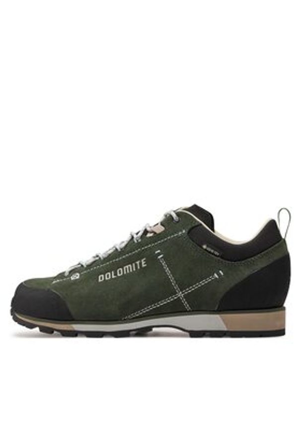 Dolomite Trekkingi 54 Hike Low Evo Gore-Tex 289208 0878 Khaki. Kolor: brązowy. Materiał: skóra, zamsz. Technologia: Gore-Tex. Sport: turystyka piesza